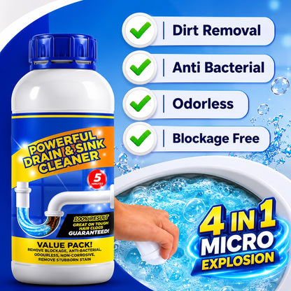 Powerful Drain & Sink Cleaner(BUY 1 GET 3 FREE)
